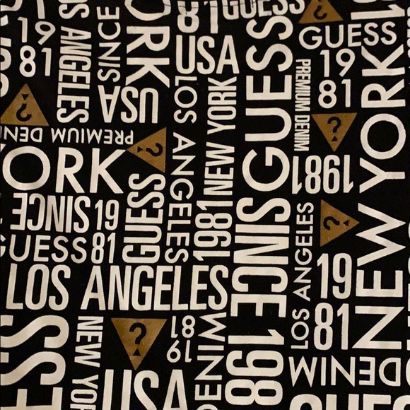 Guess New York Los Angeles Graphic Womens Top Size XS - Picture 4 of 12